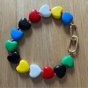 Heart Collar-necklace or short bag strap